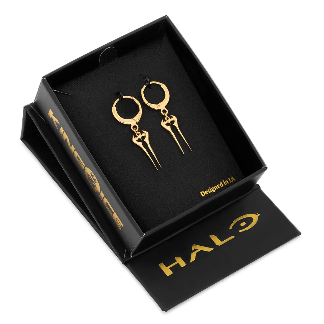 Halo x King Ice - Energy Sword Hanging Earrings