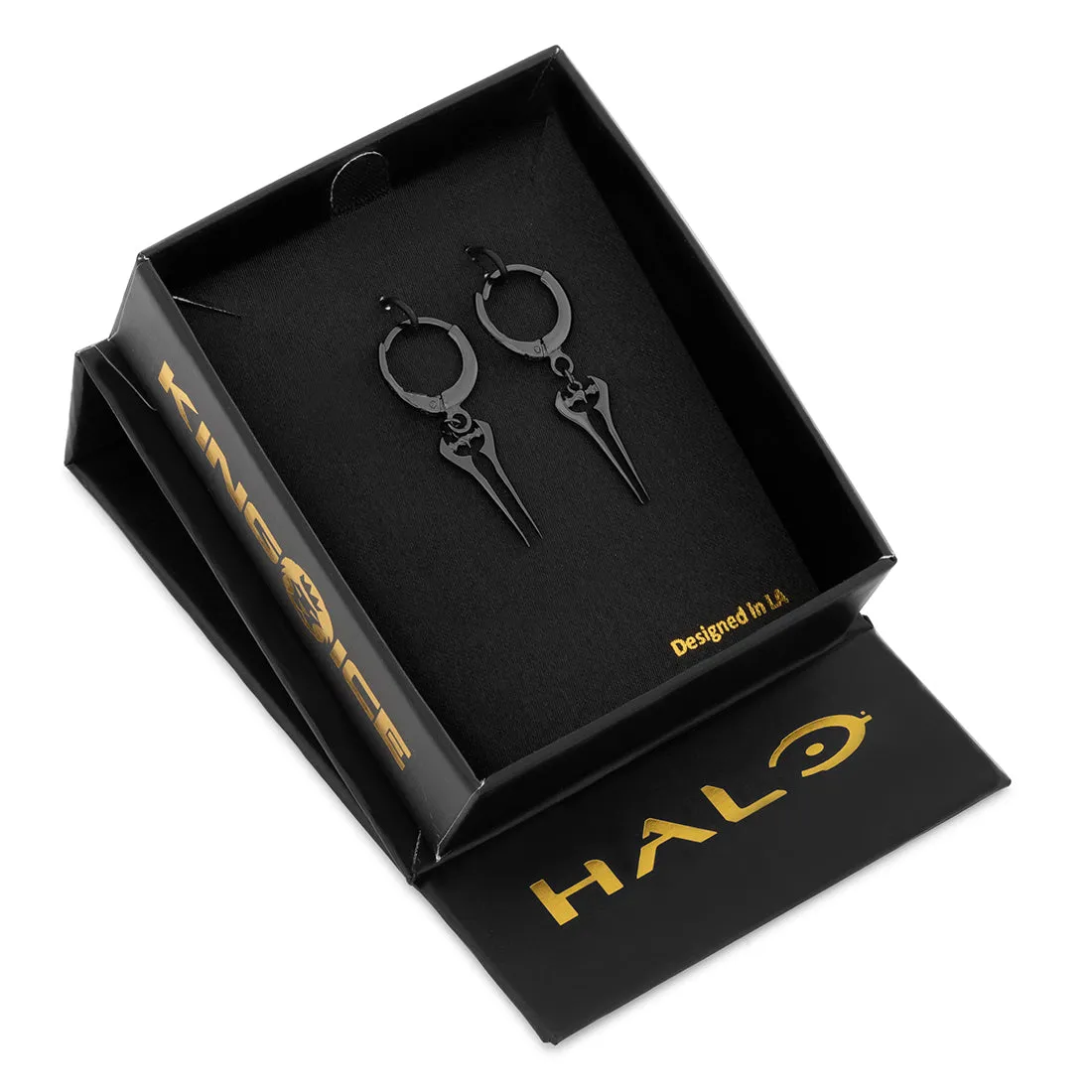 Halo x King Ice - Energy Sword Hanging Earrings