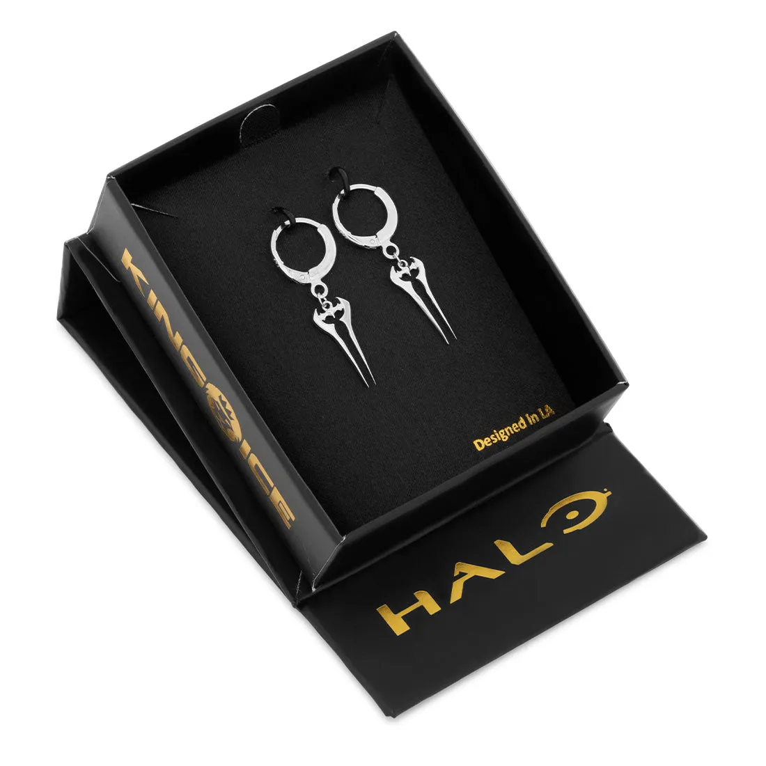 Halo x King Ice - Energy Sword Hanging Earrings