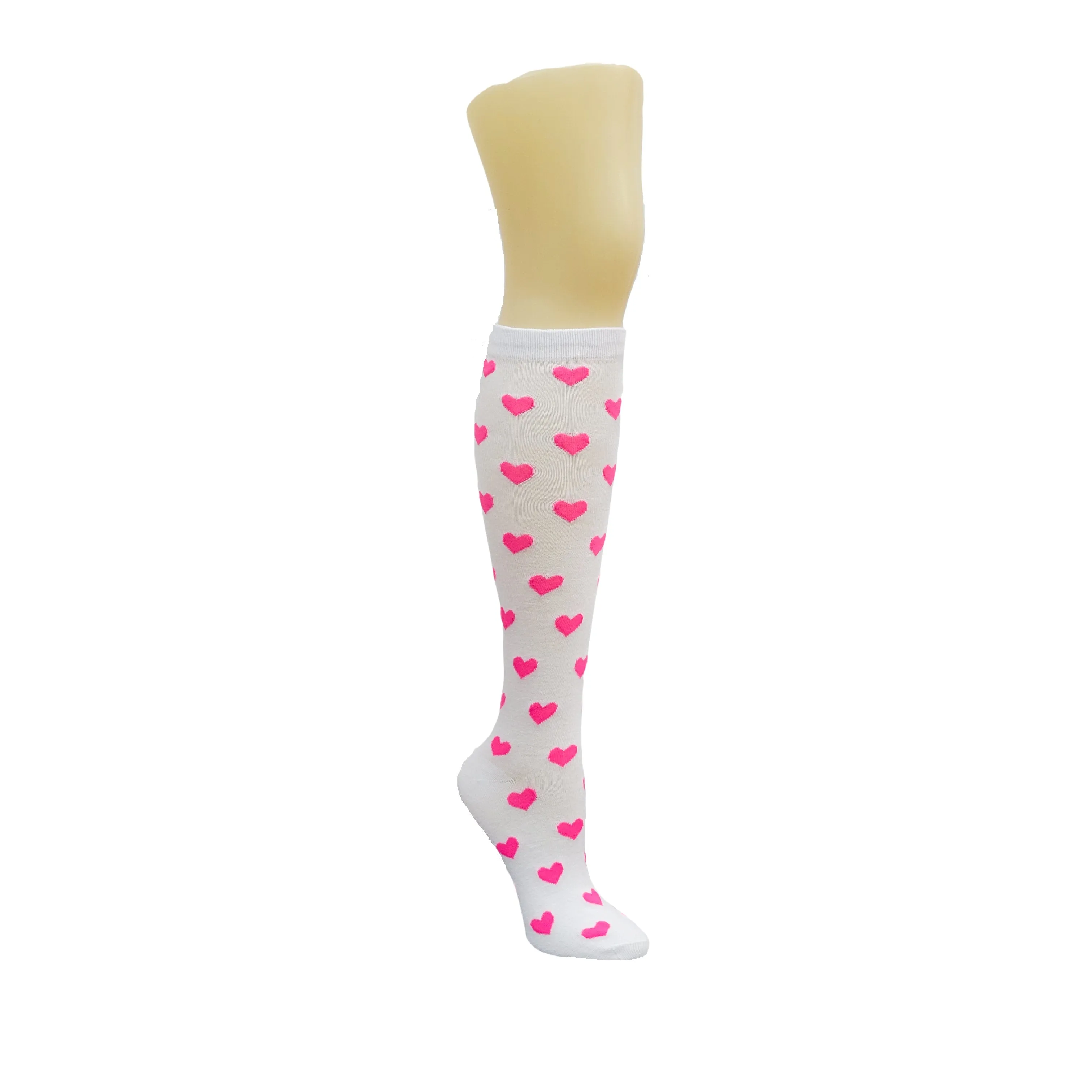 Heart Patterned Knee High Socks from the Sock Panda (Knee High)