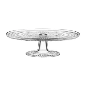 IITTALA | Glassware | KASTEHELMI Cake Stand 315mm - Clear