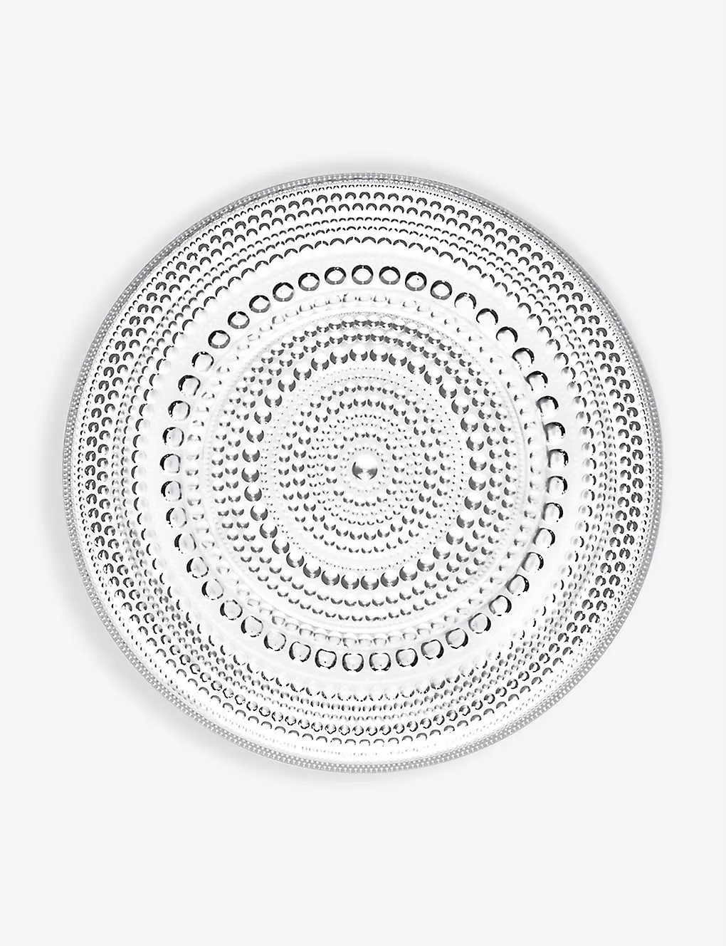 IITTALA | Glassware | KASTEHELMI Plate 170mm - Clear