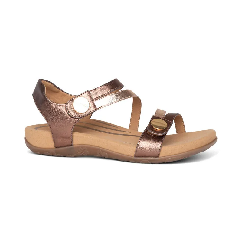 Jess Walking Sandal in Bronze