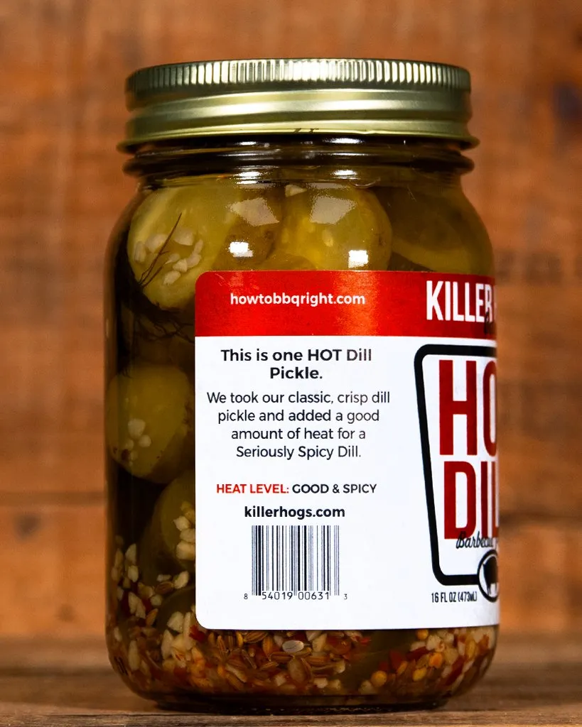 Killer Hogs Hot Dill Pickles