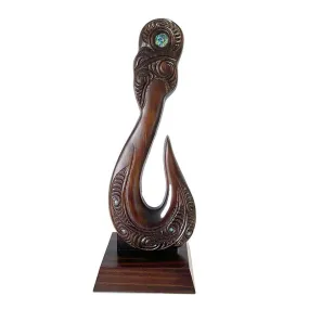 Large Maori Fish Hook Trophy