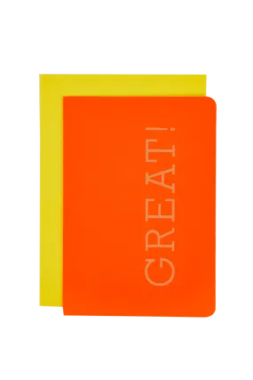 Le Typographe Great! Folded Card