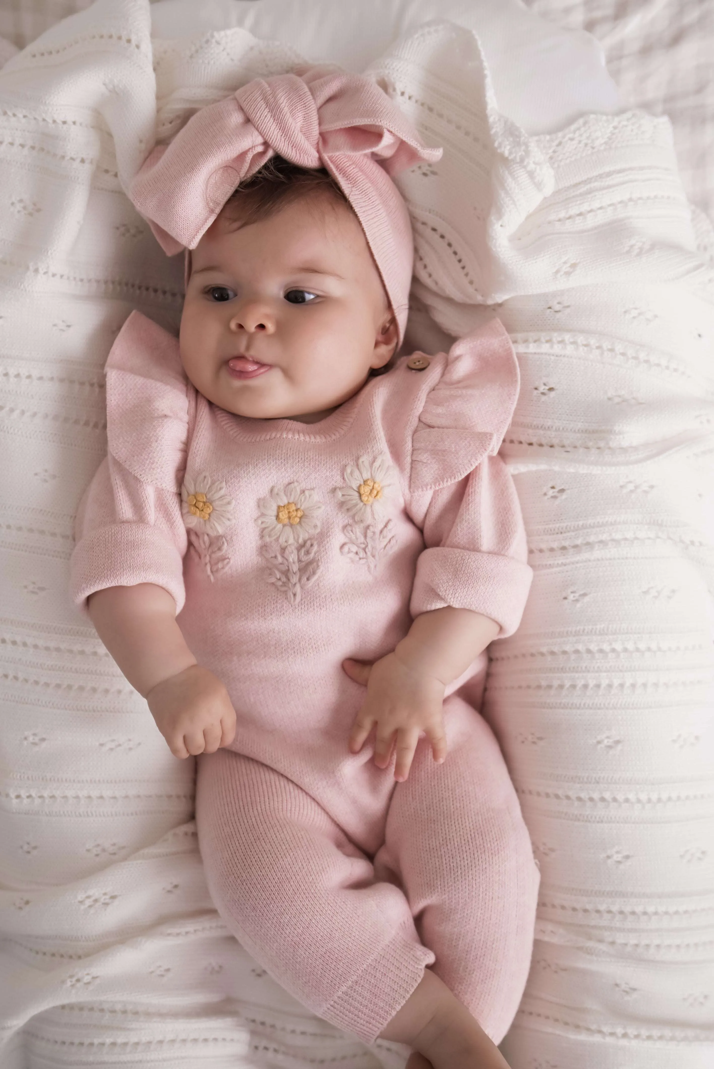 Luna   Luca Daisy Jumpsuit & Bow