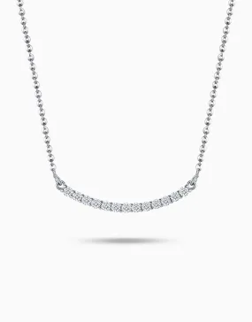 LVC Eterno Elegance Curved Diamond Necklace