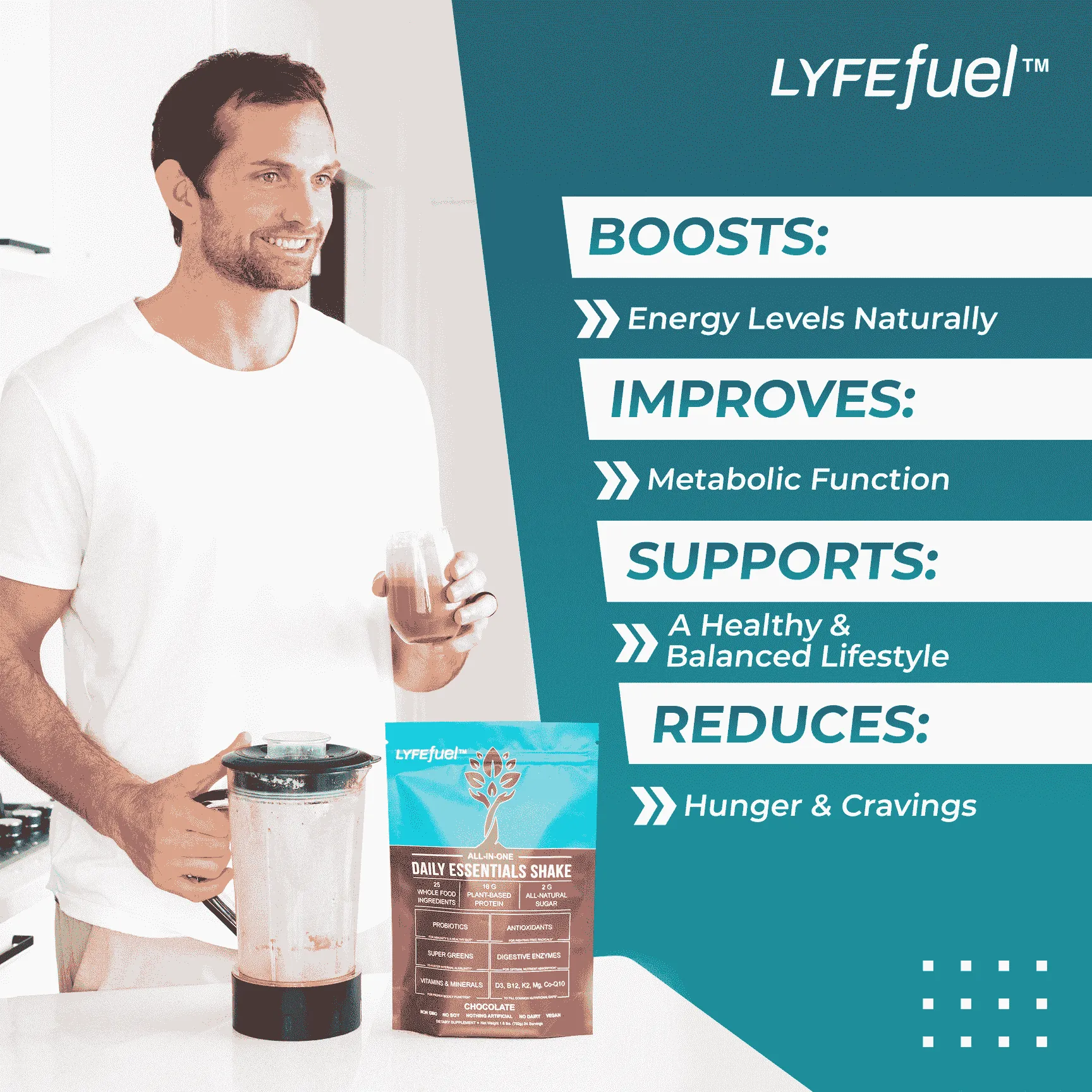 LYFEfuel ESSENTIALS NUTRITION SHAKE