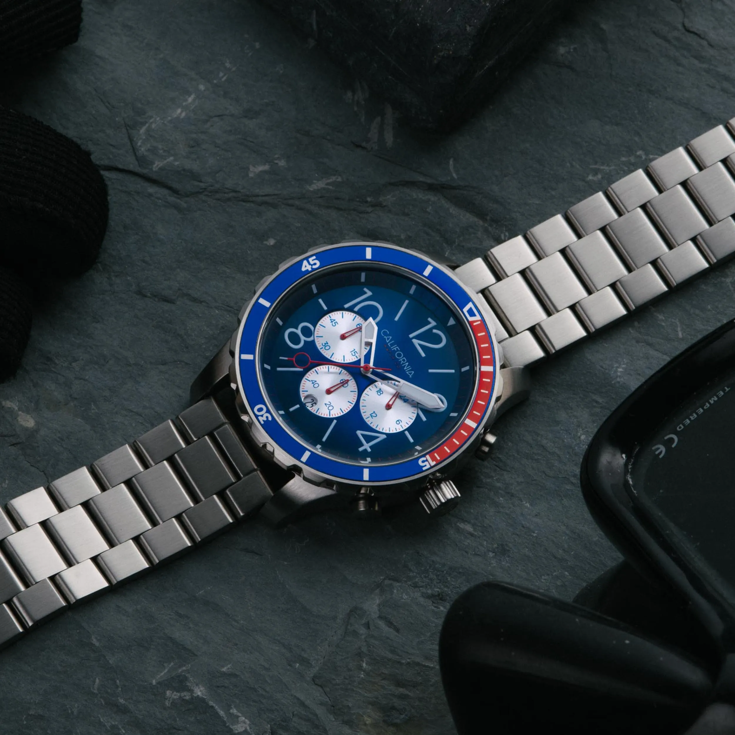 Mavericks Chrono SS Navy Red