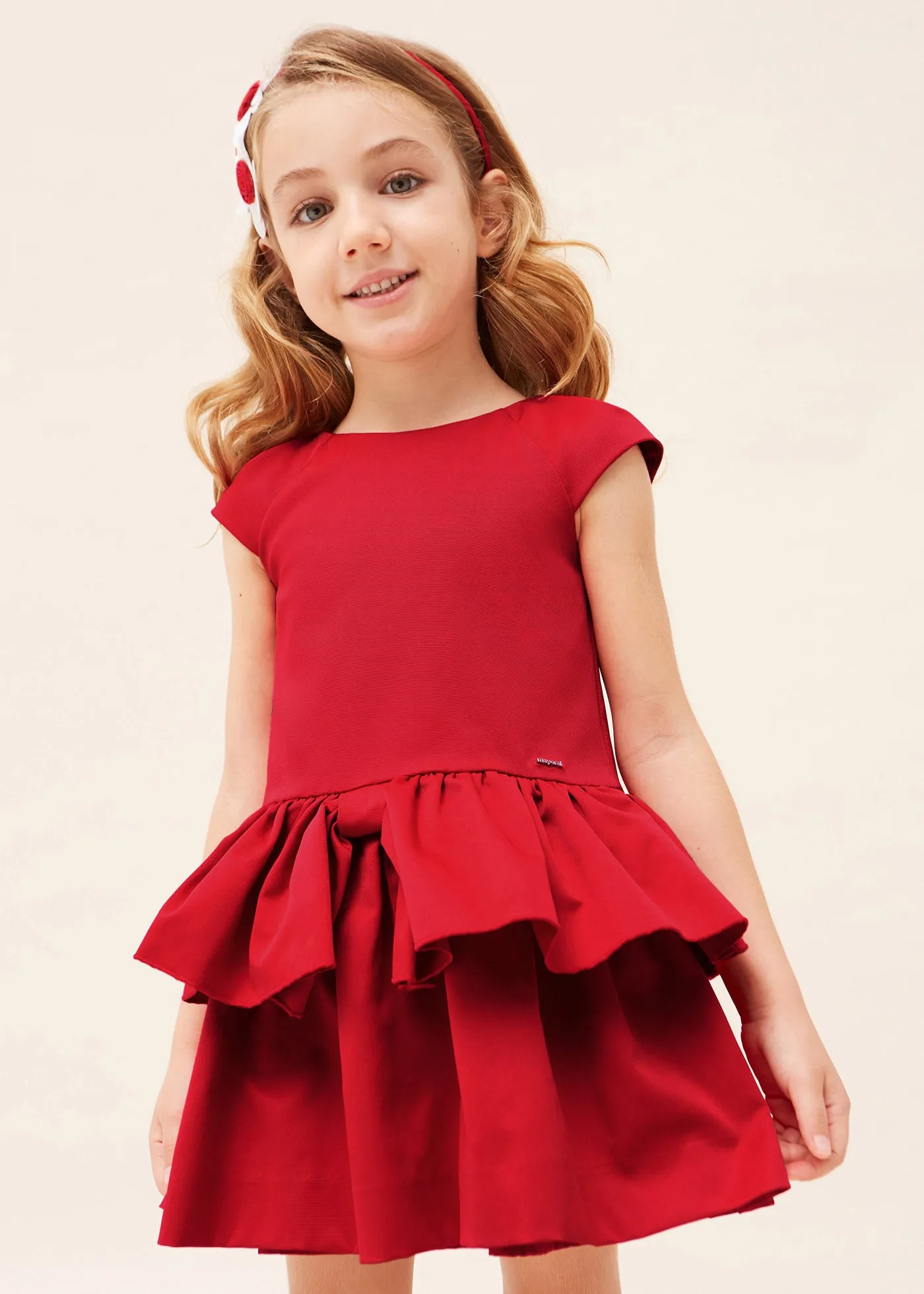 Mayoral Girl Ceremony Dress with a Bow