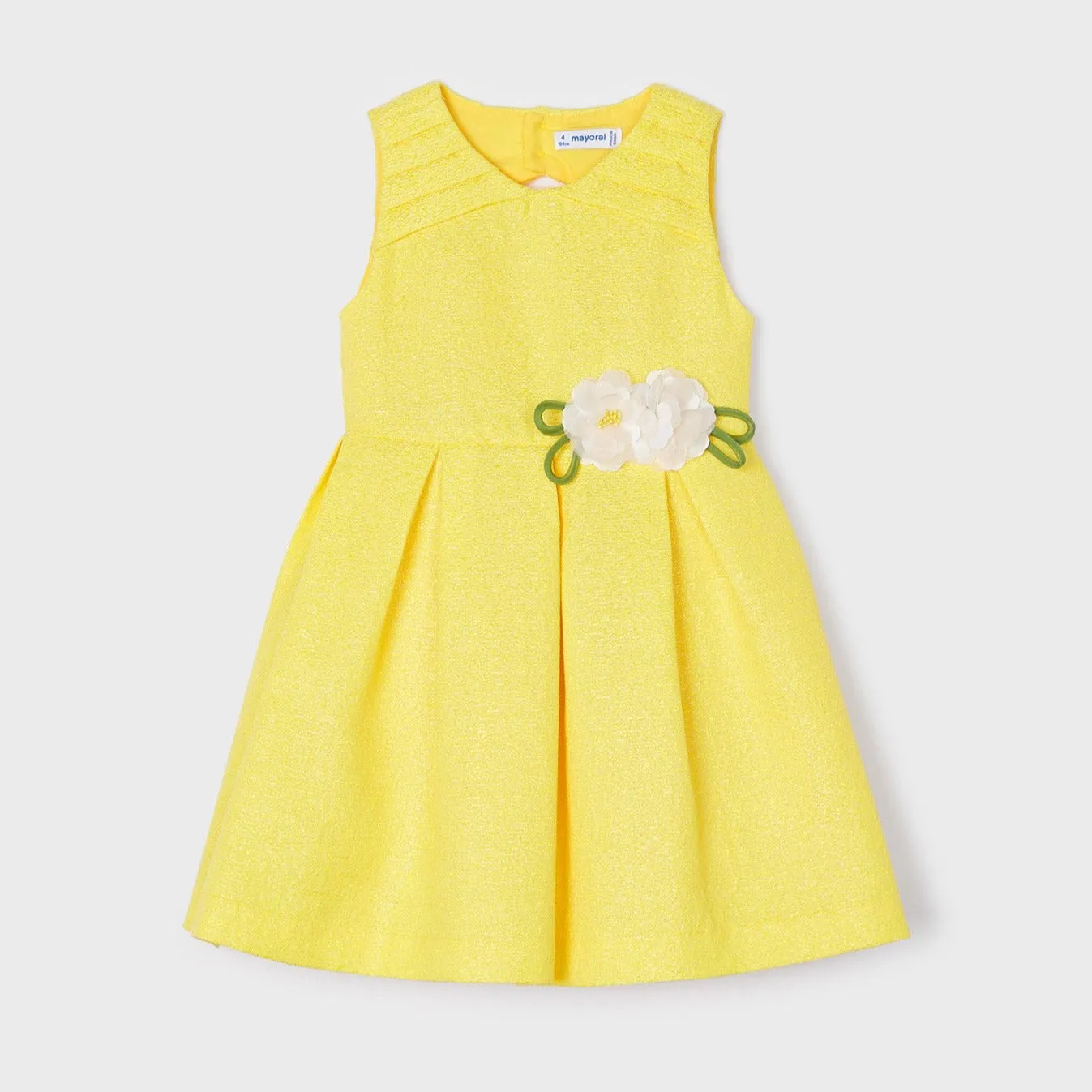 Mayoral Girl Ceremony Dress with a Flower