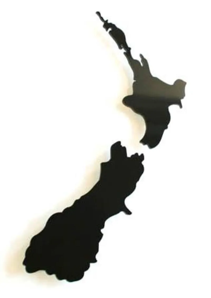 Medium Map of NZ Wall Art