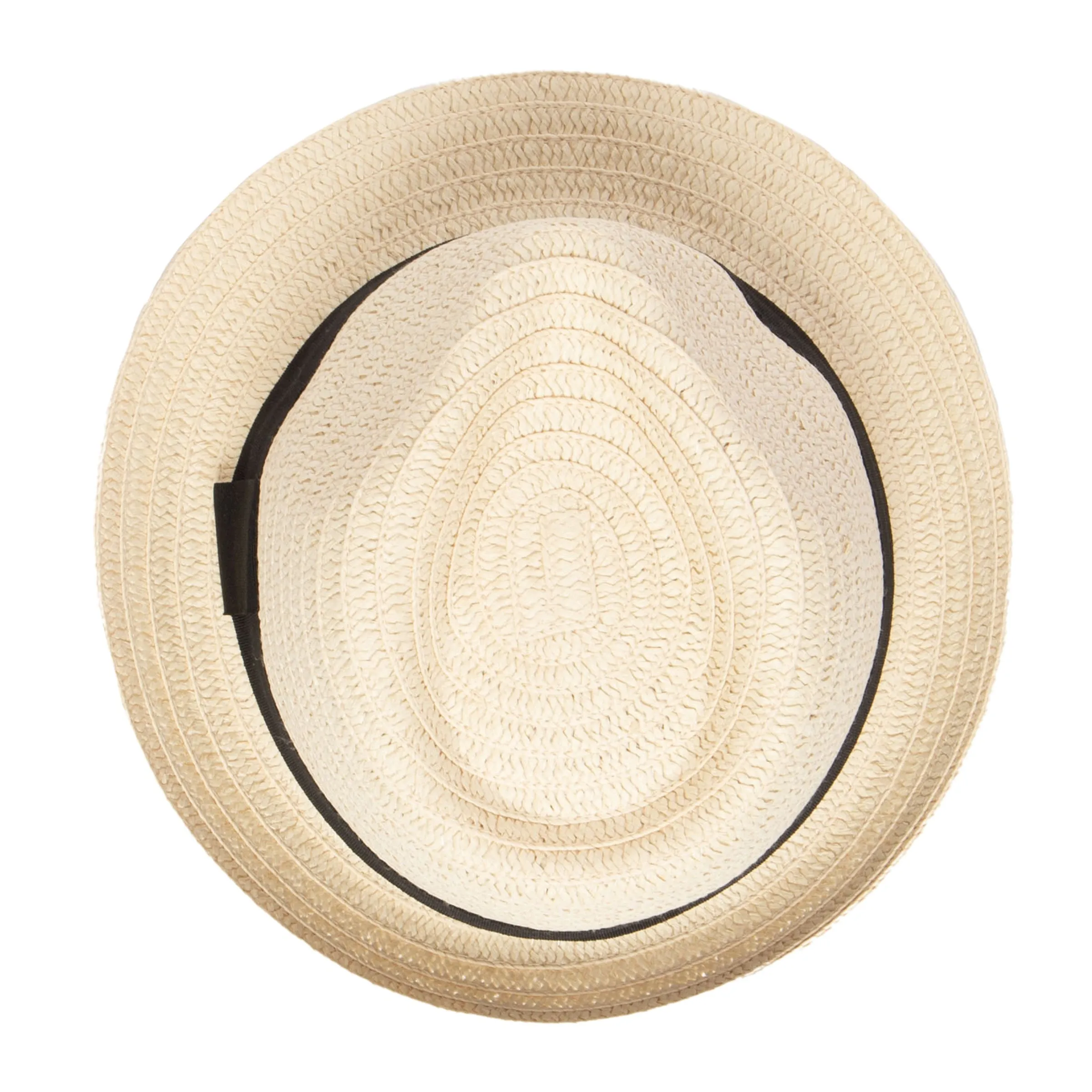 Mens Ultrabraided Fedora with a Grosgrain Band