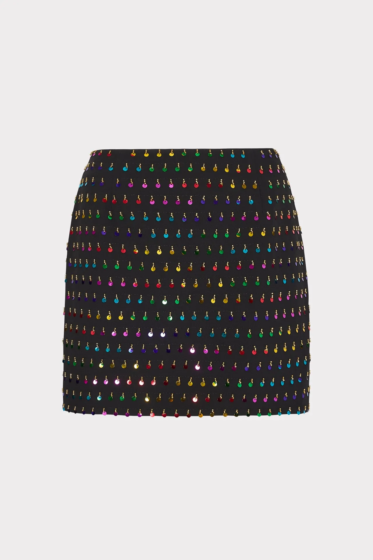 Modern Mini Beaded Sequin Skirt