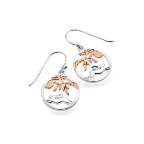 Moonlight hare earrings