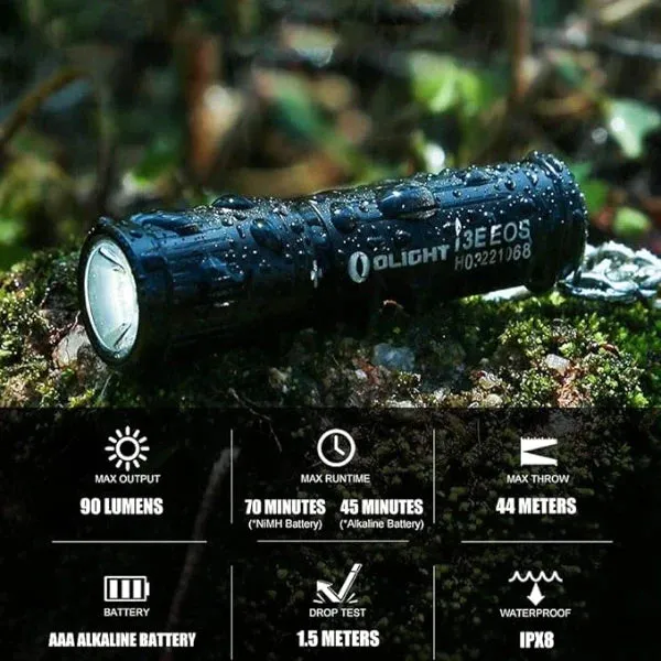 OLIGHT I3EEOSZG i3E EOS Keychain Flashlight Zombie Green