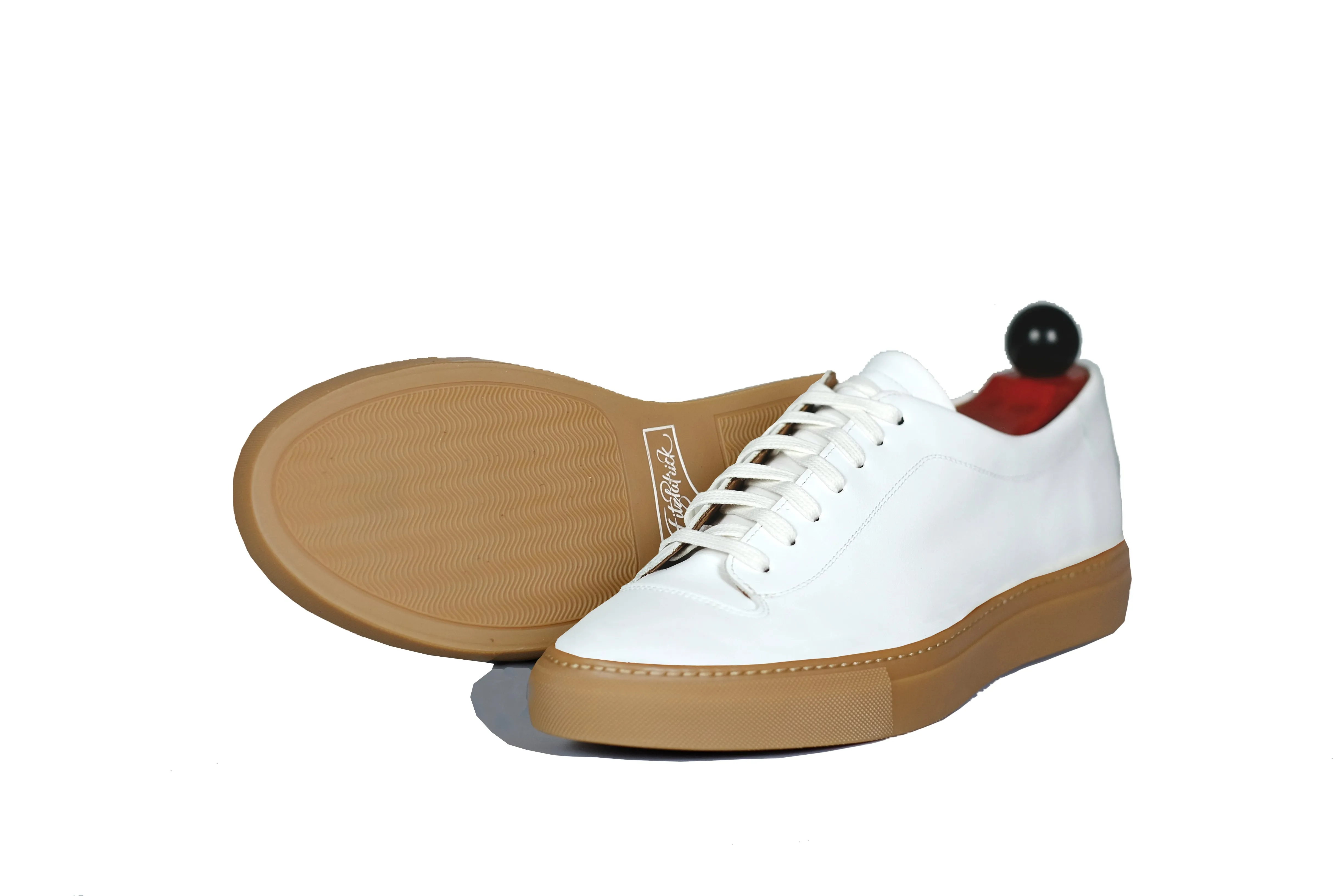 Olympia - MTO - White Calf / Gum Sole