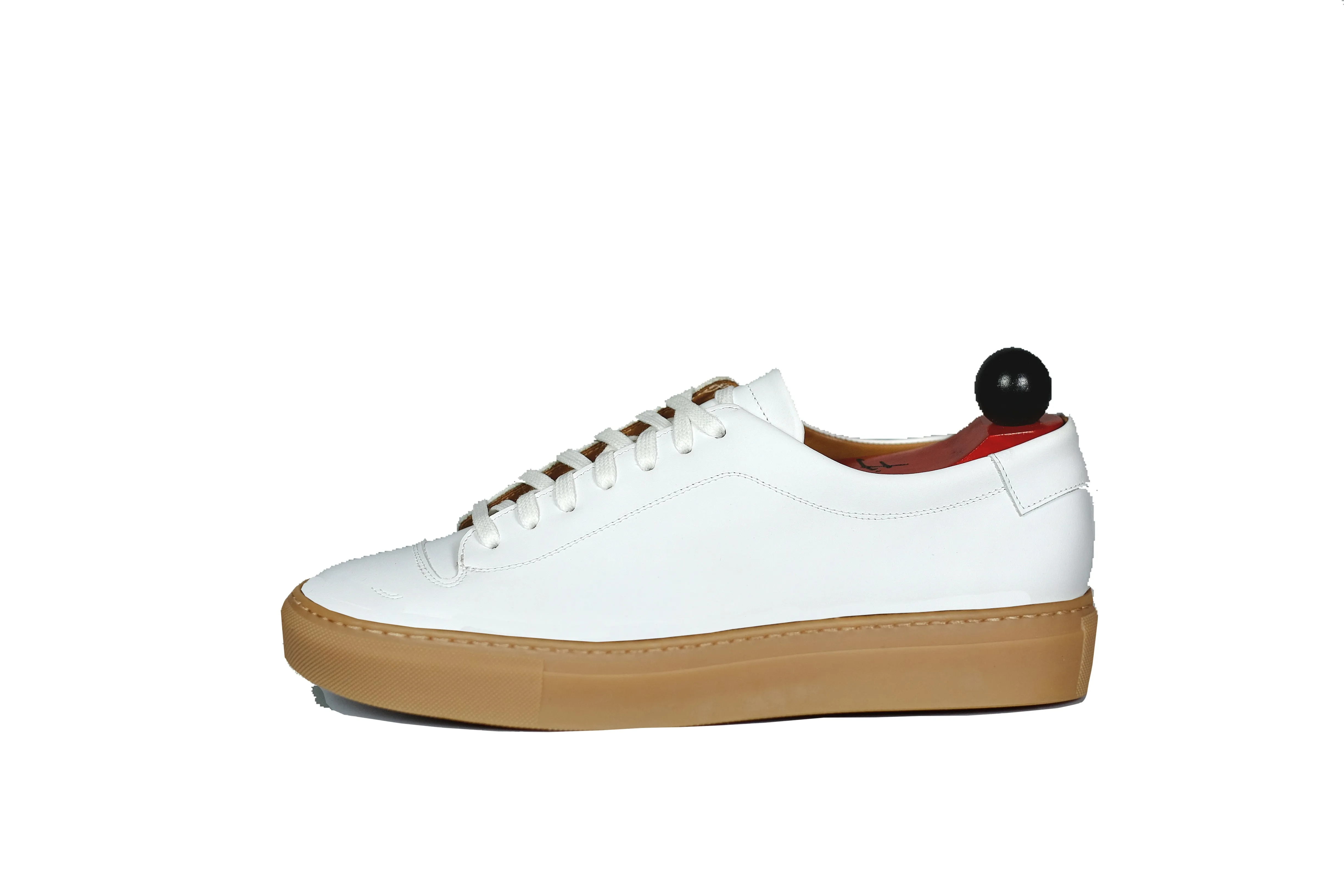 Olympia - MTO - White Calf / Gum Sole