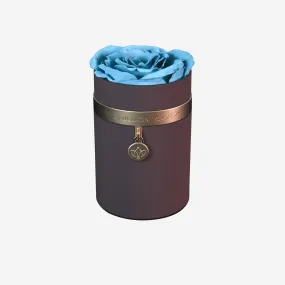 One in a Million™ Round Coffee Box | Charm Edition | Light Blue Rose