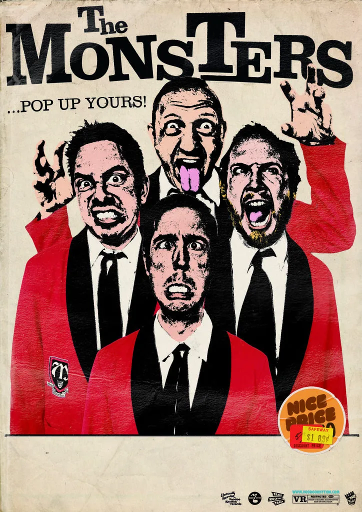 POSTER - THE MONSTERS - POP UP YOURS