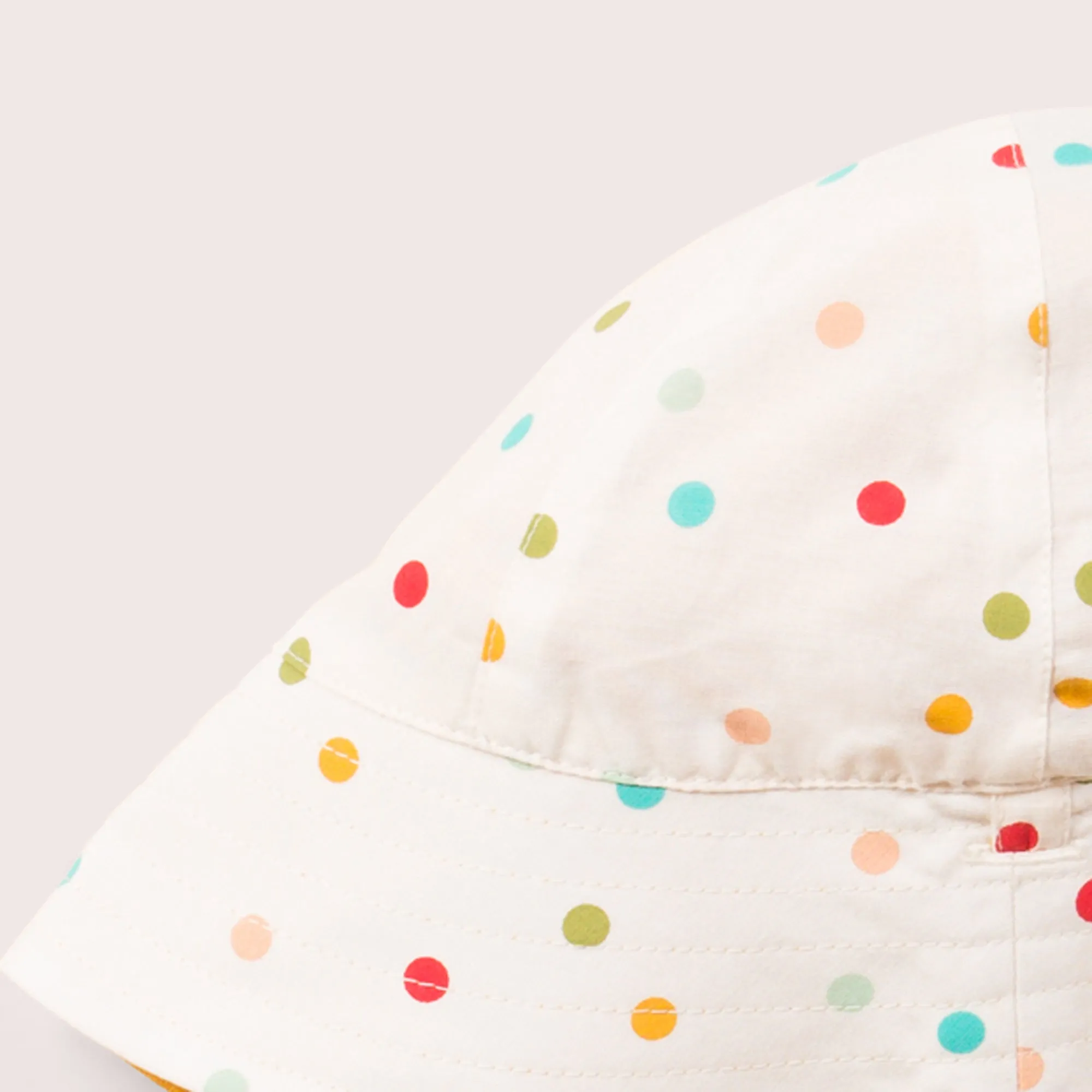 Rainbow Spots Reversible Sunhat