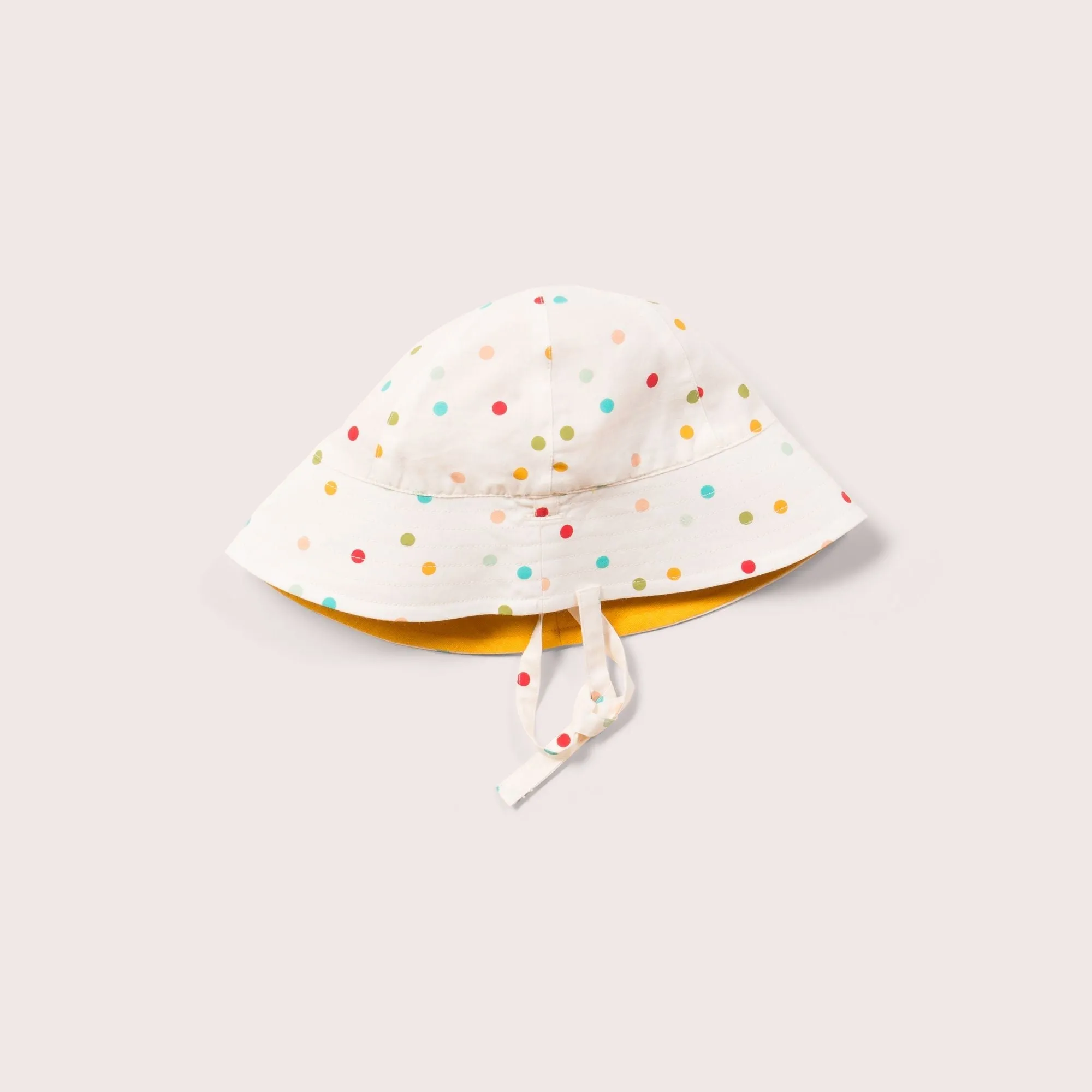 Rainbow Spots Reversible Sunhat