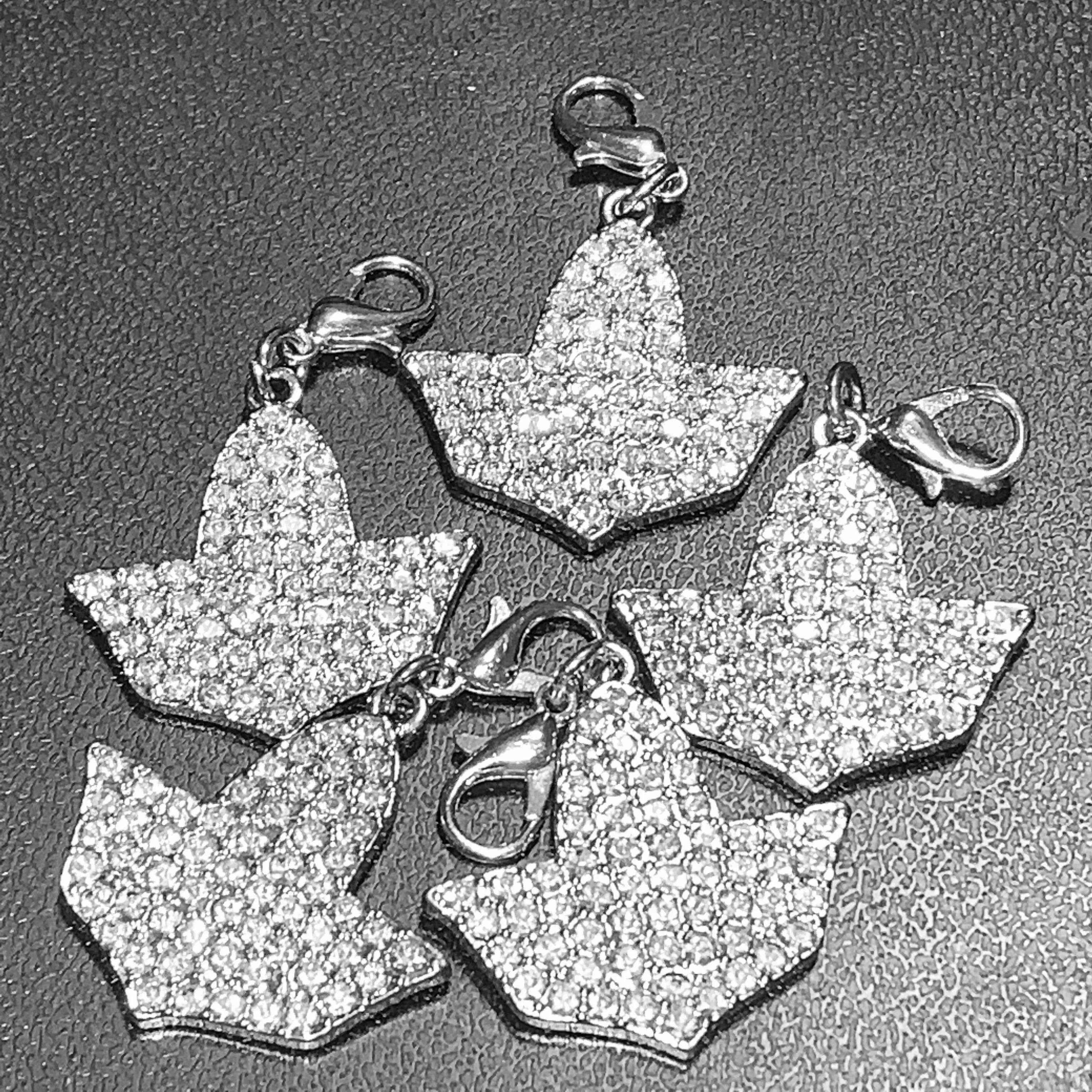 Rhinestone Ivy Charm