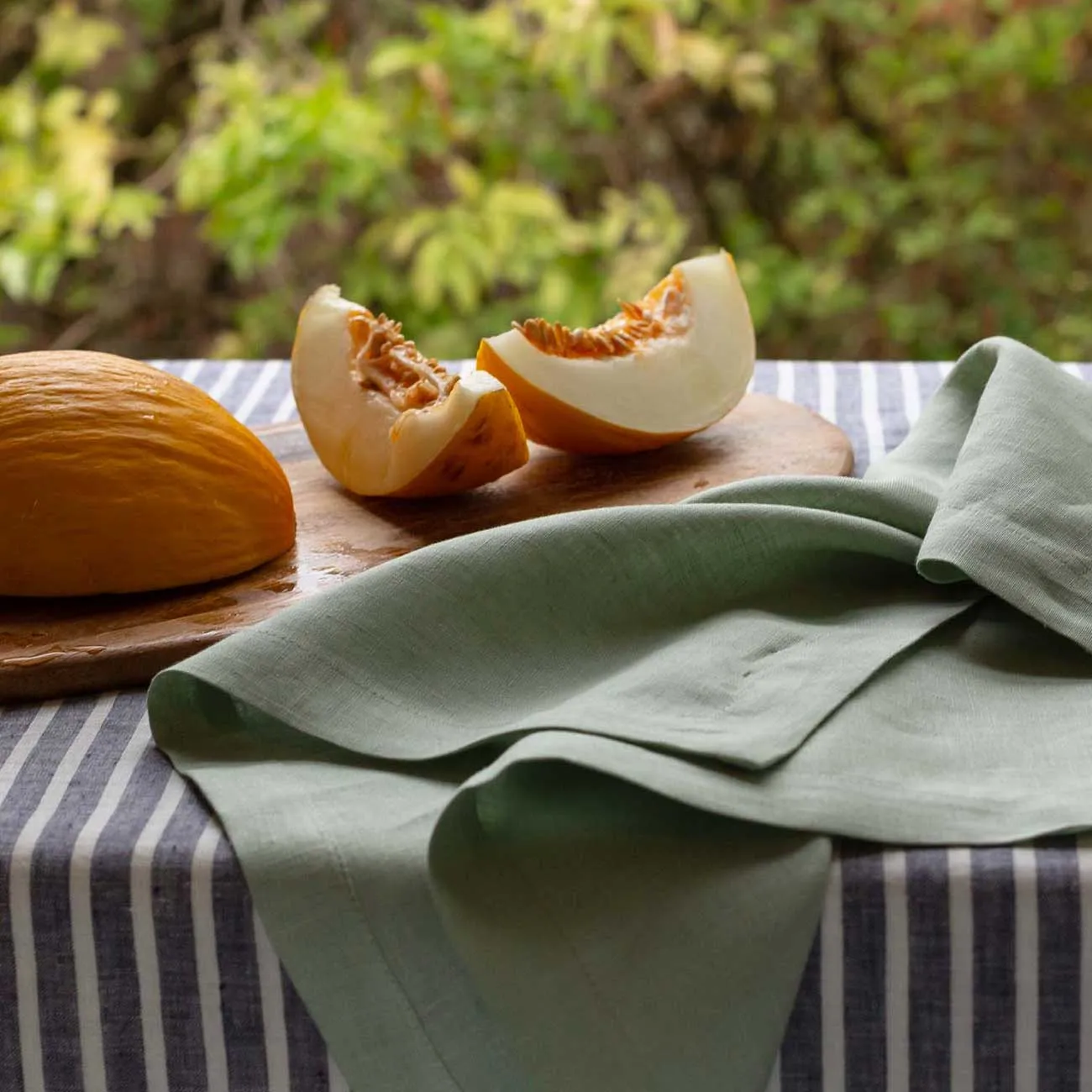 Sage Green Linen Napkins Set of 4