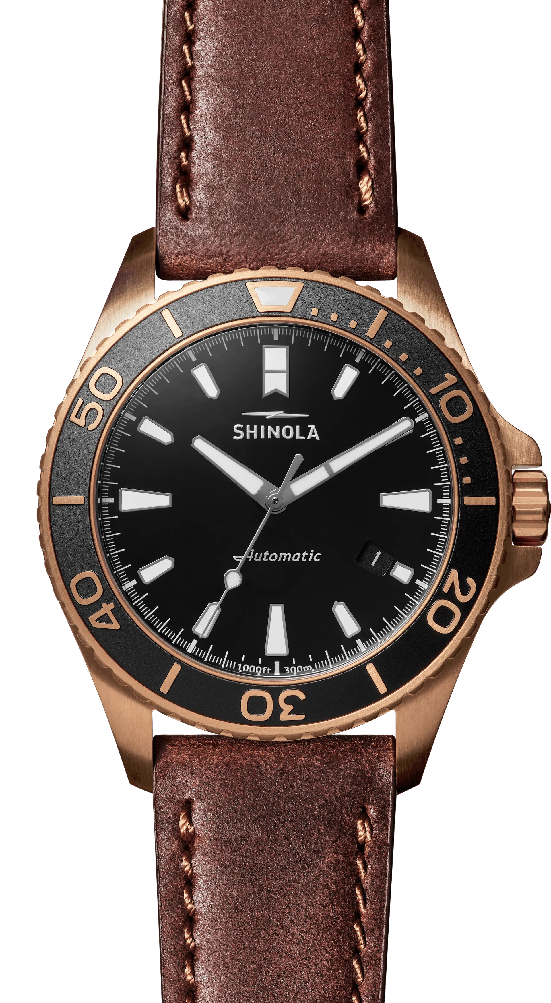 Shinola Bronze Monster Automatic Watch Gift Set (43mm)