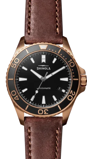 Shinola Bronze Monster Automatic Watch Gift Set (43mm)