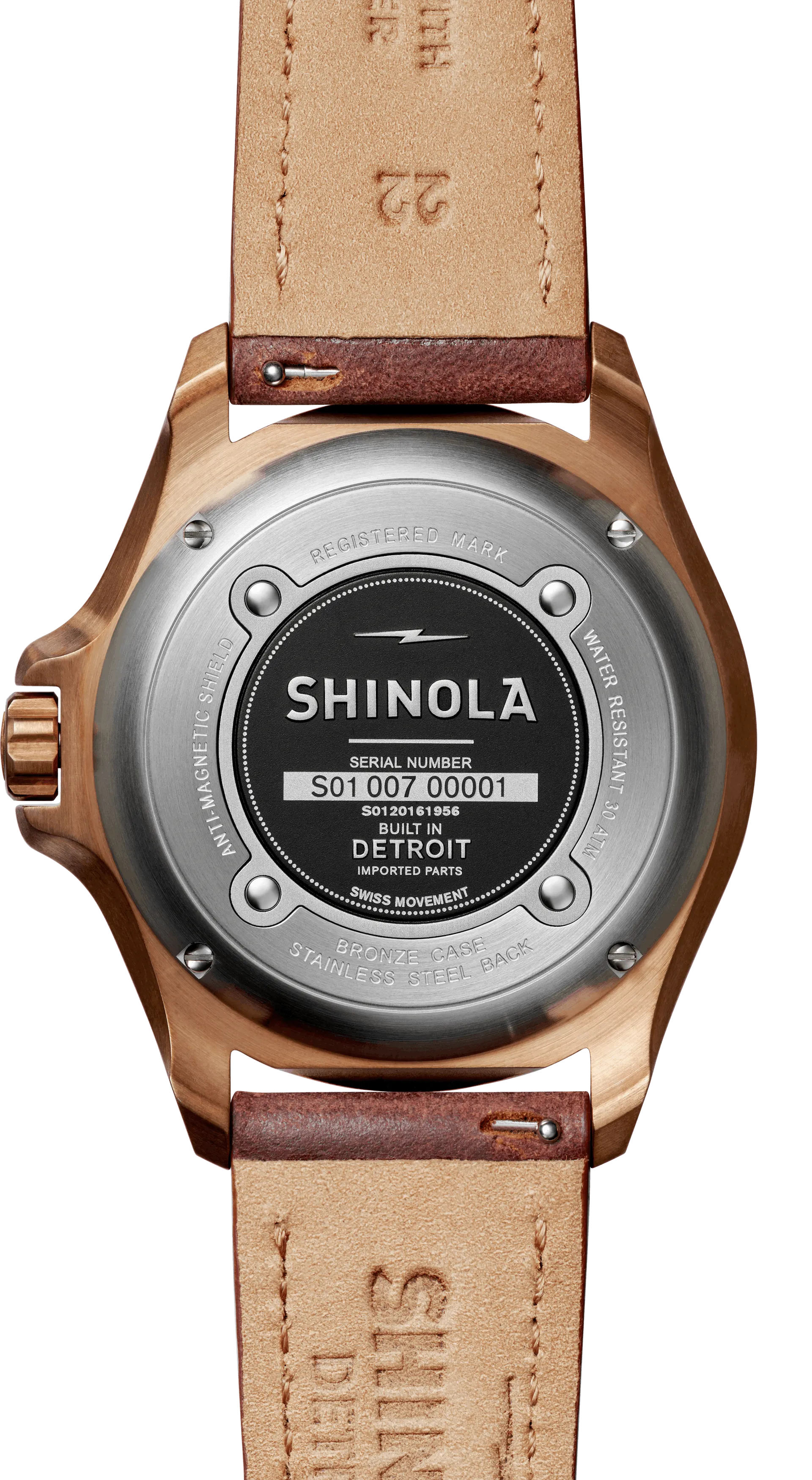 Shinola Bronze Monster Automatic Watch Gift Set (43mm)