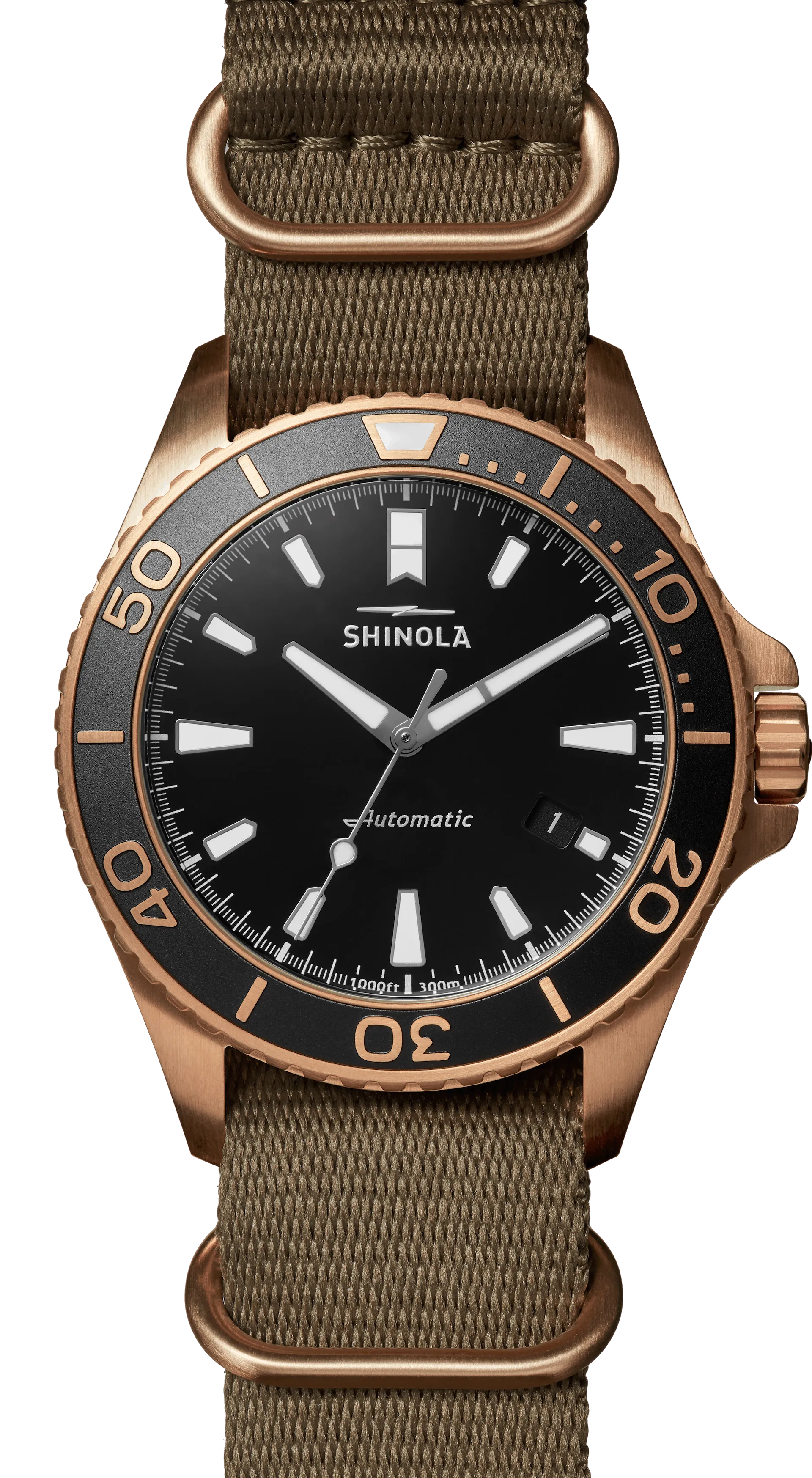 Shinola Bronze Monster Automatic Watch Gift Set (43mm)