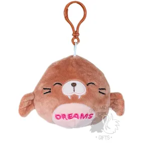 Squishmallow 3.5 Inch Bindy the Walrus DREAMS Clip