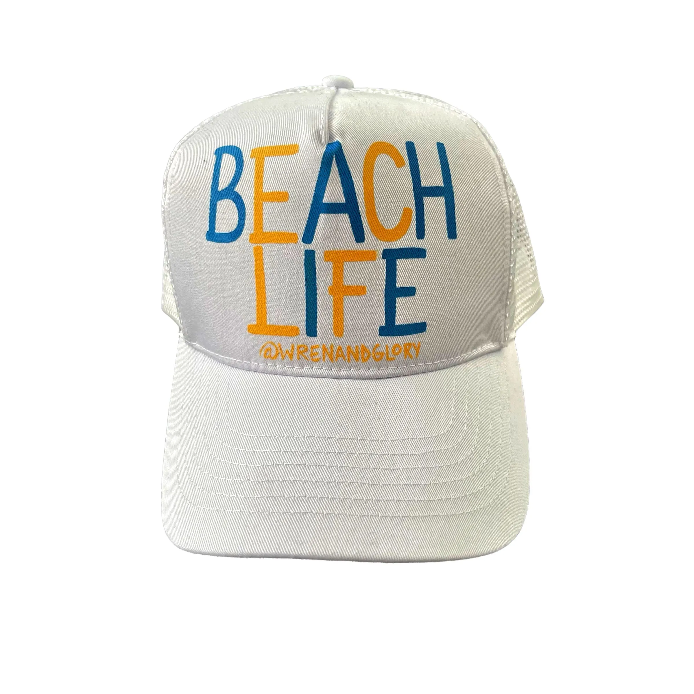 'That Beach Life' Painted Hat