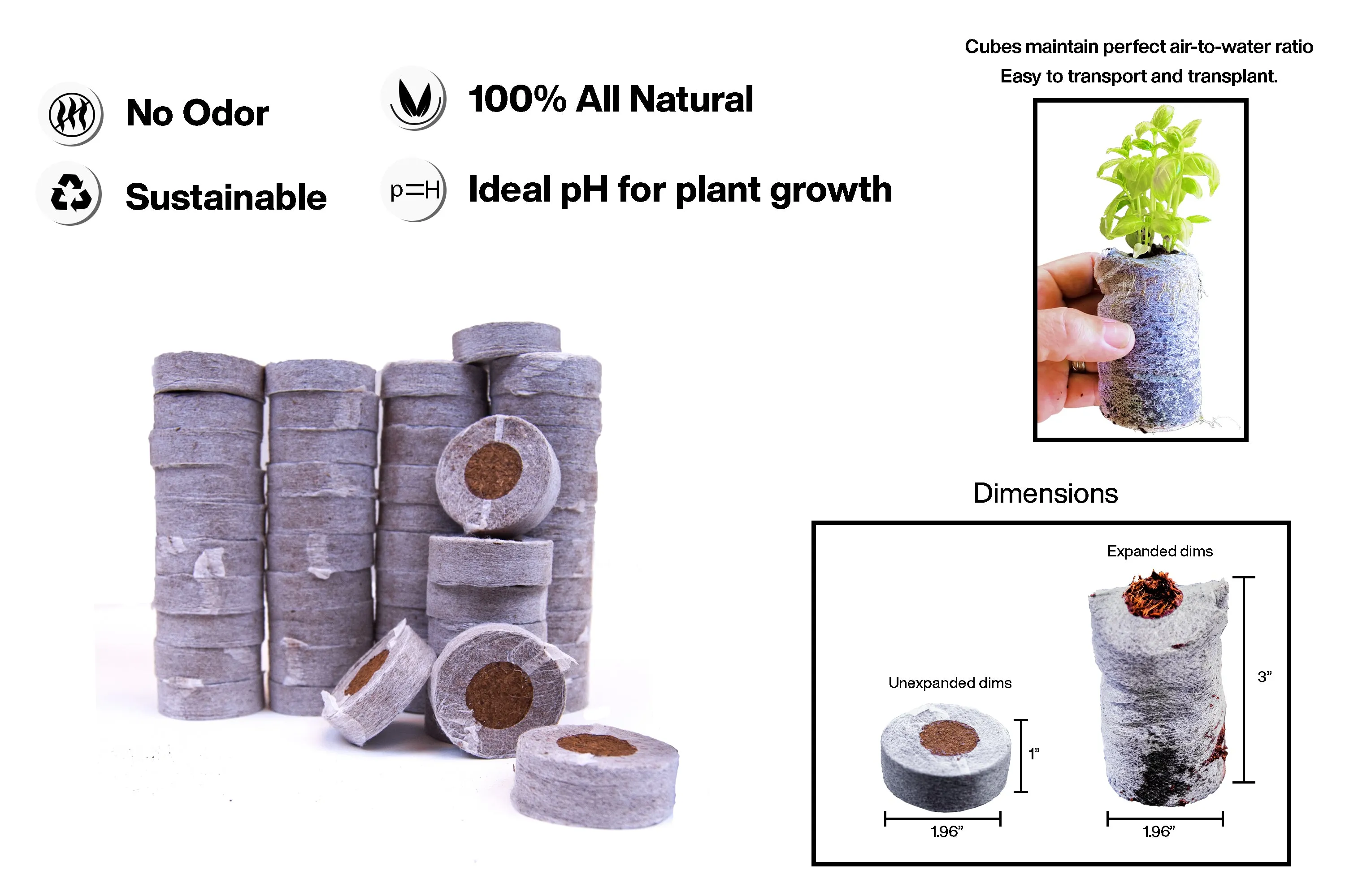 Viagrow Seedling Station Deluxe Kit with LED Grow Light, Propagation Dome, 4x Durable Seedling Tray, 50 Coir Seedling Starters & Heat Mat (EA)