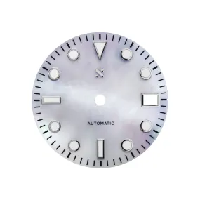 Watch Dial: Divemaster Mother of Pearl White