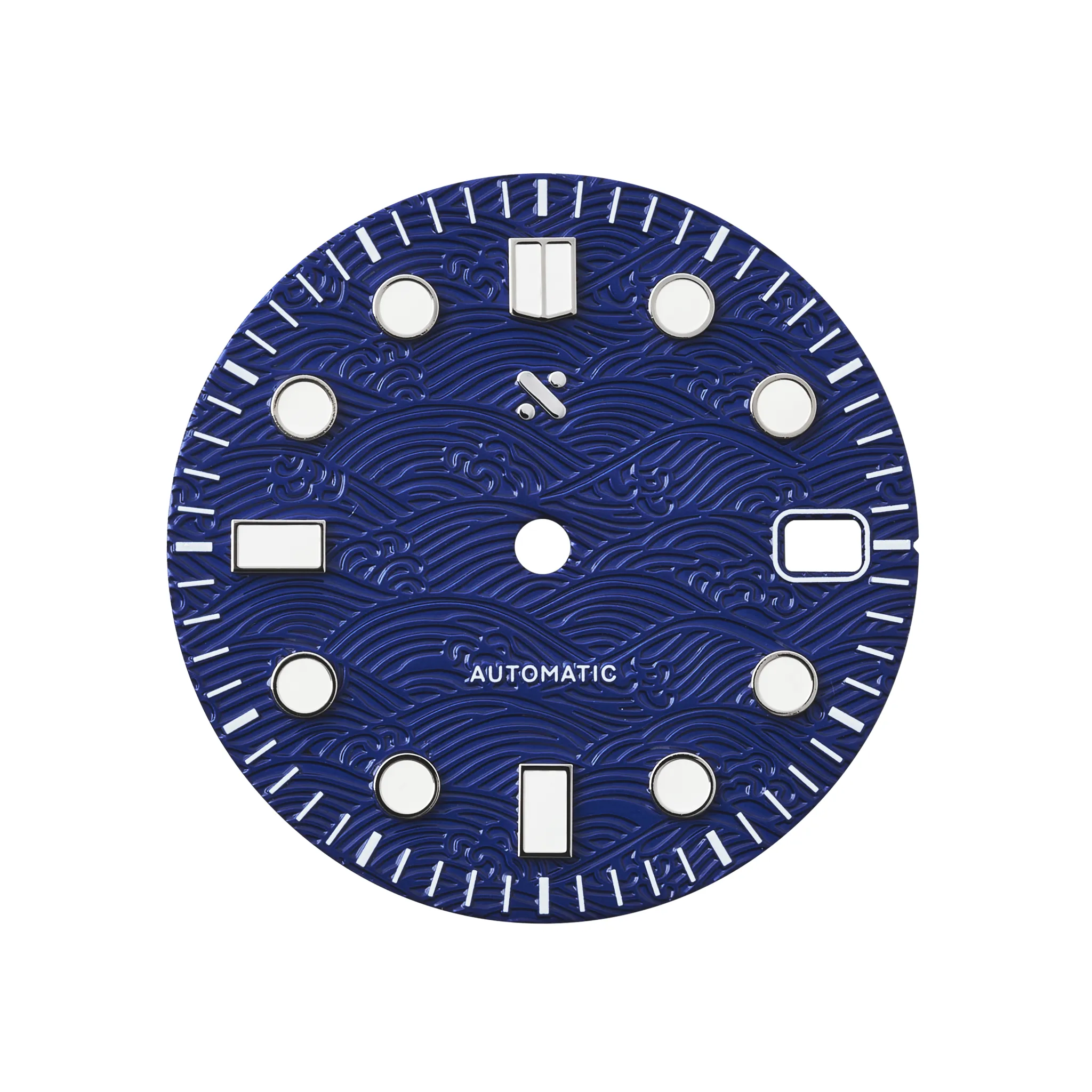 Watch Dial: The Great Wave Blue