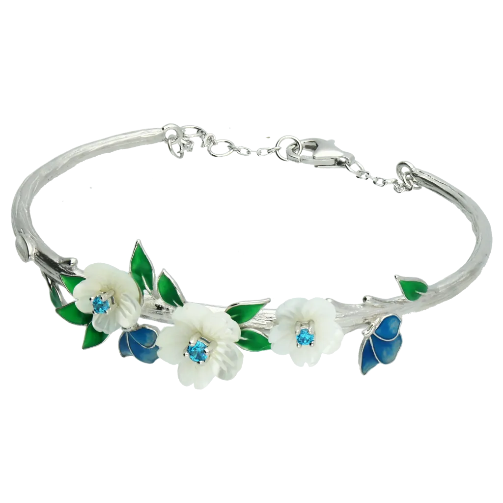 Winter Tree Flowers Bracelet