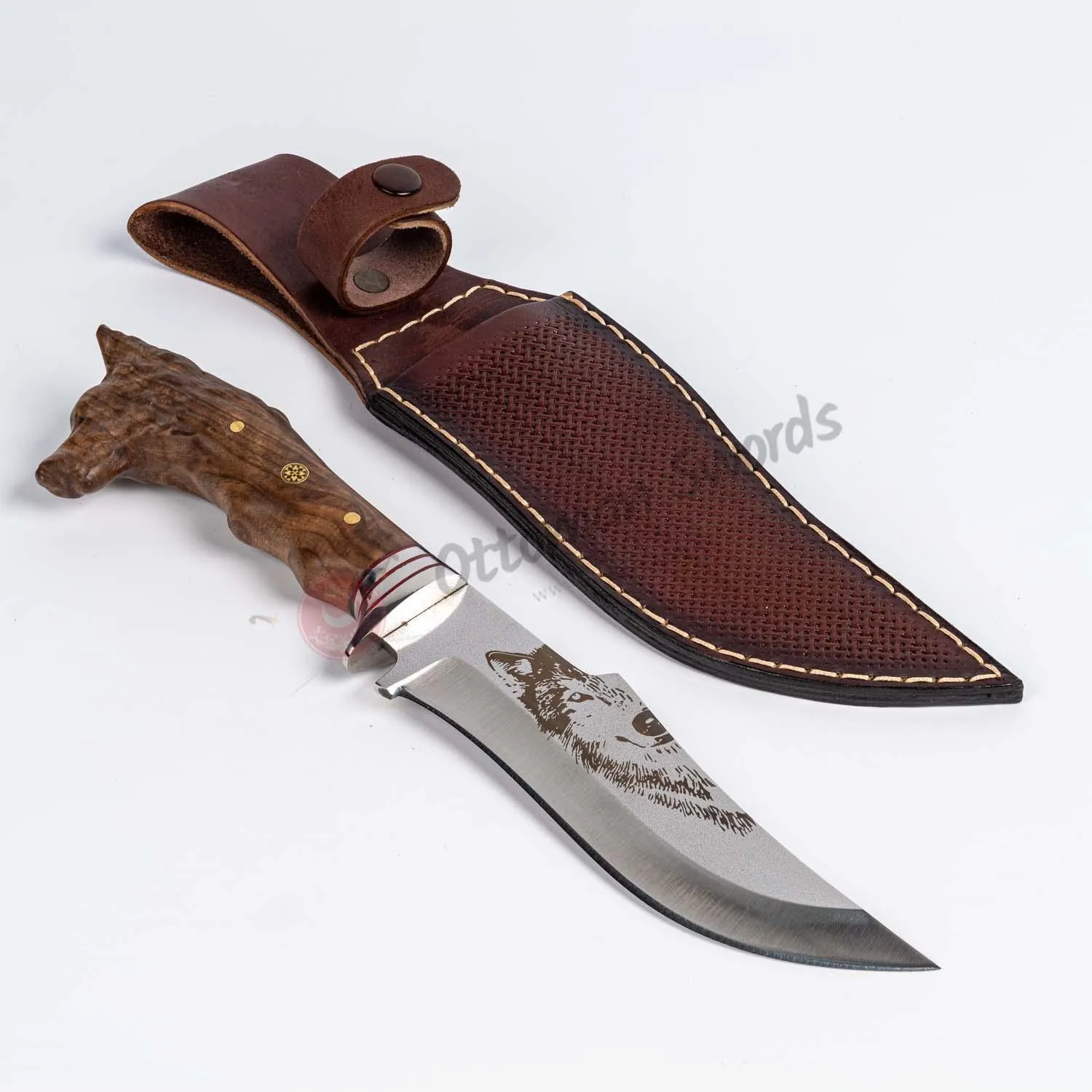 Wolf, Lion, Eagle Head Bayonet Knife